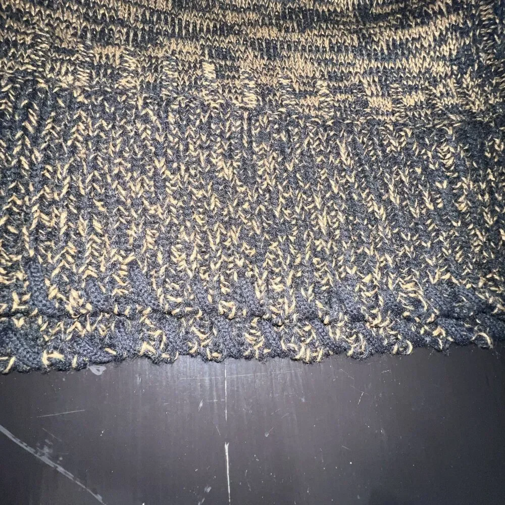 Jenny Sweater Vest Modern Stylish Black &‎ Brown Size 2X (Fits Like 1X)